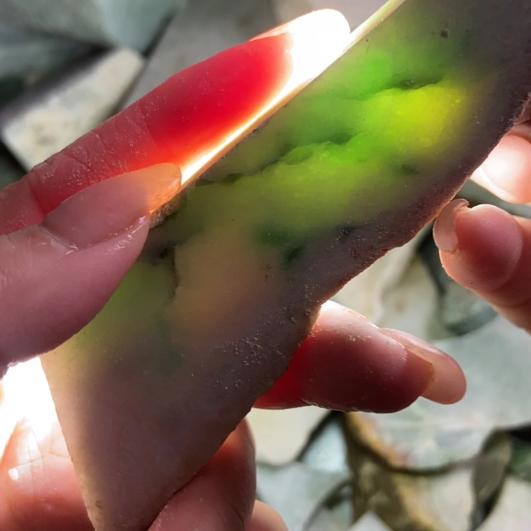 翡翠未镶嵌挂件天然翡翠