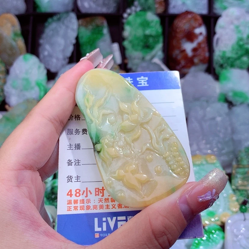 【闪购商品】翡翠颈饰未镶嵌挂件