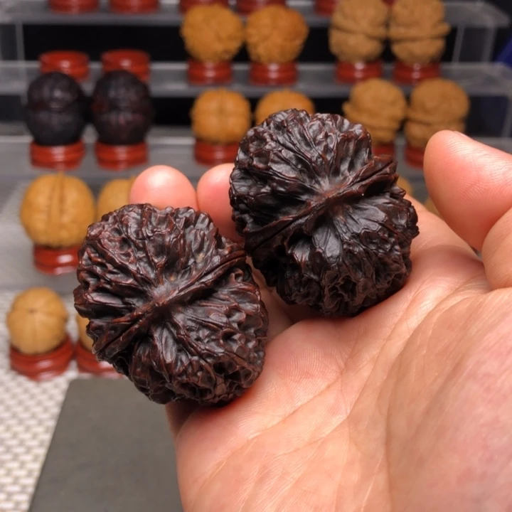 文玩核桃把件17龙鳞战甲