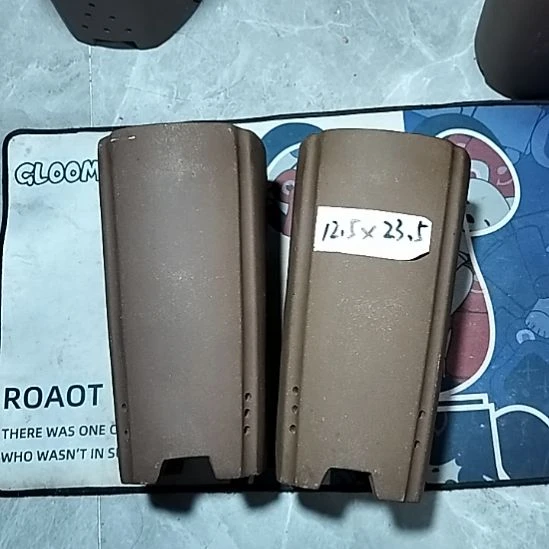 紫砂四方签筒两个