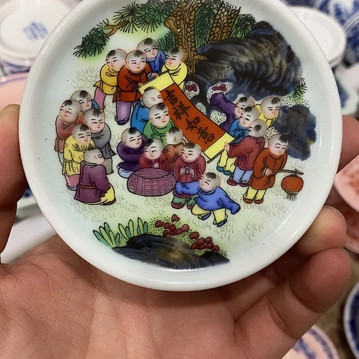 摆件陶景德镇陶瓷主人杯2344