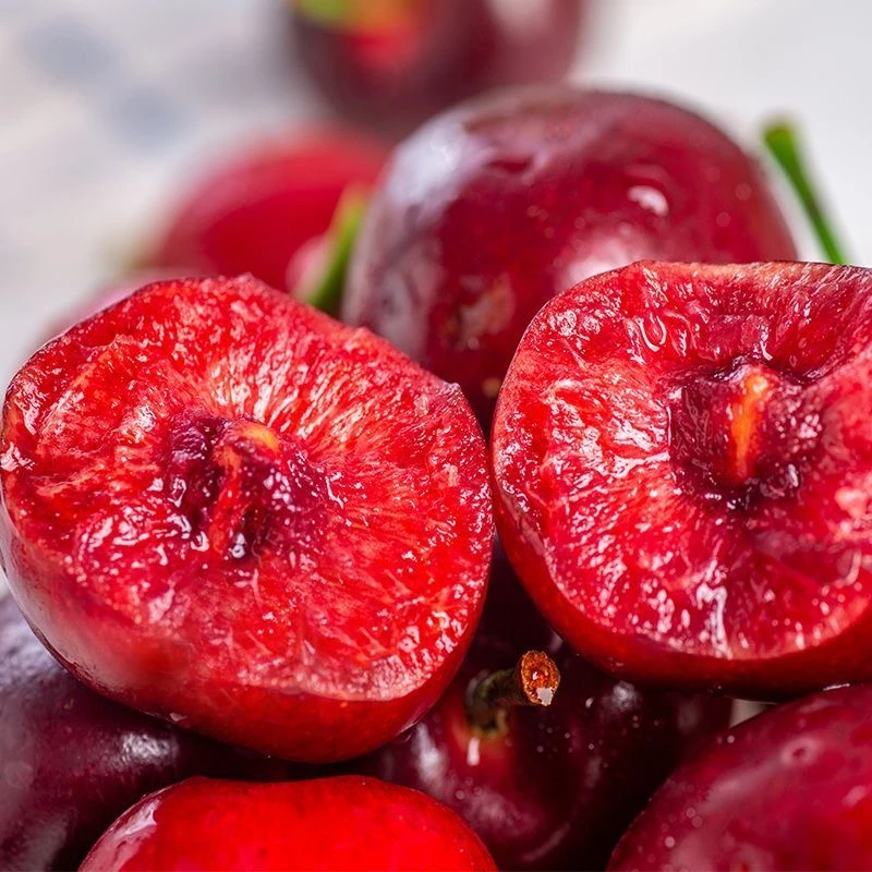 山东美早樱桃整箱3斤净重2.5斤以上【次日达】|JJ|山东新鲜水果美早樱桃