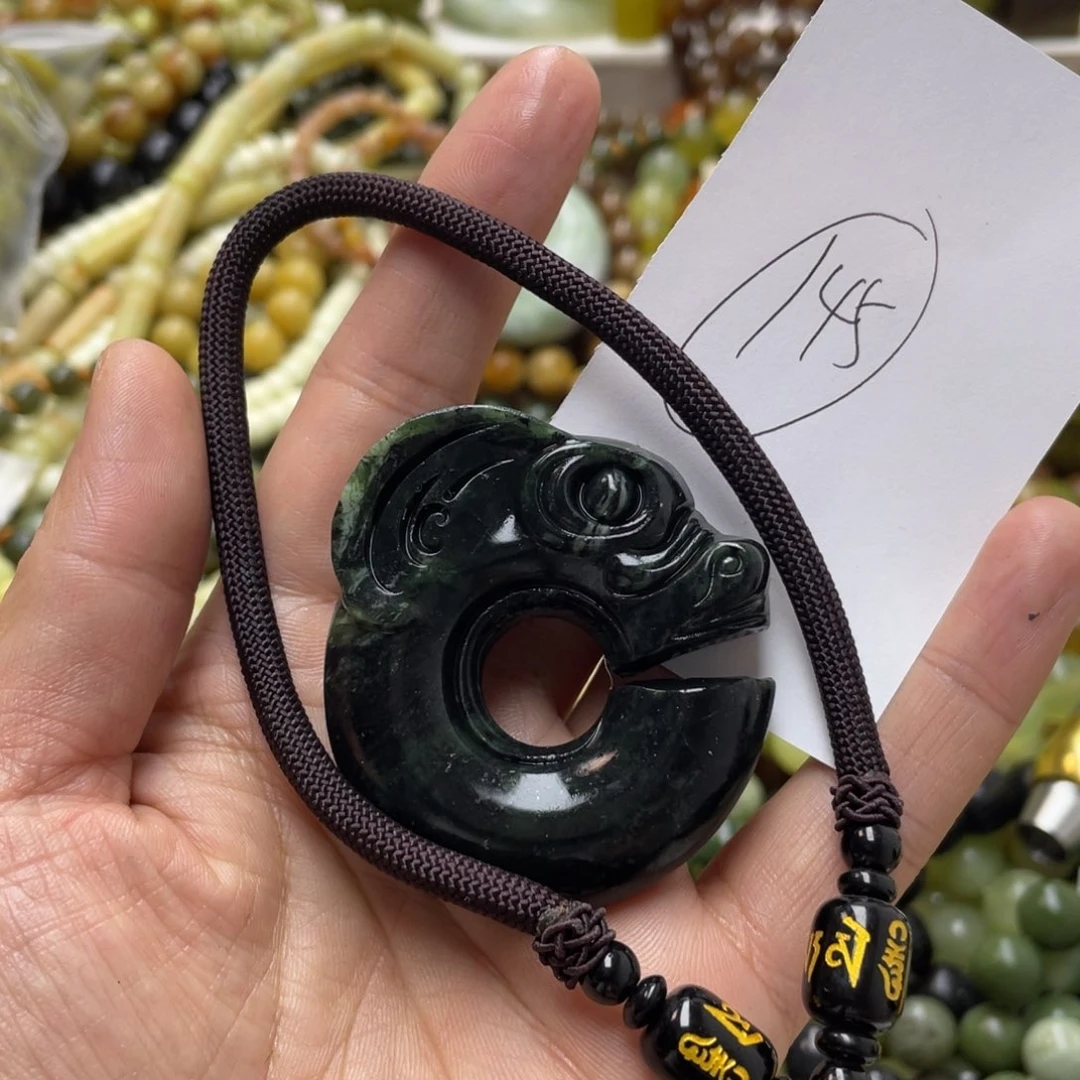 蛇纹石玉手链未镶嵌西****西