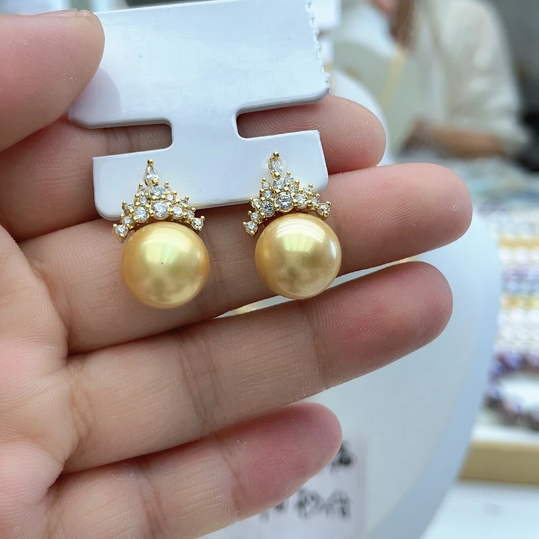 未镶嵌淡水珍珠耳饰