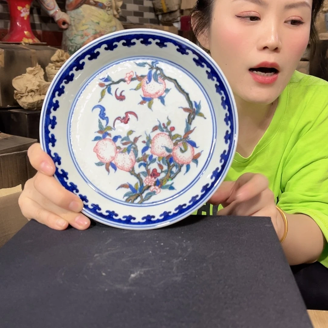 摆件/////景德镇陶瓷瓷器。绿。
