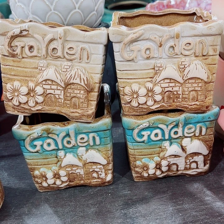 多肉陶瓷花盆满10元包邮