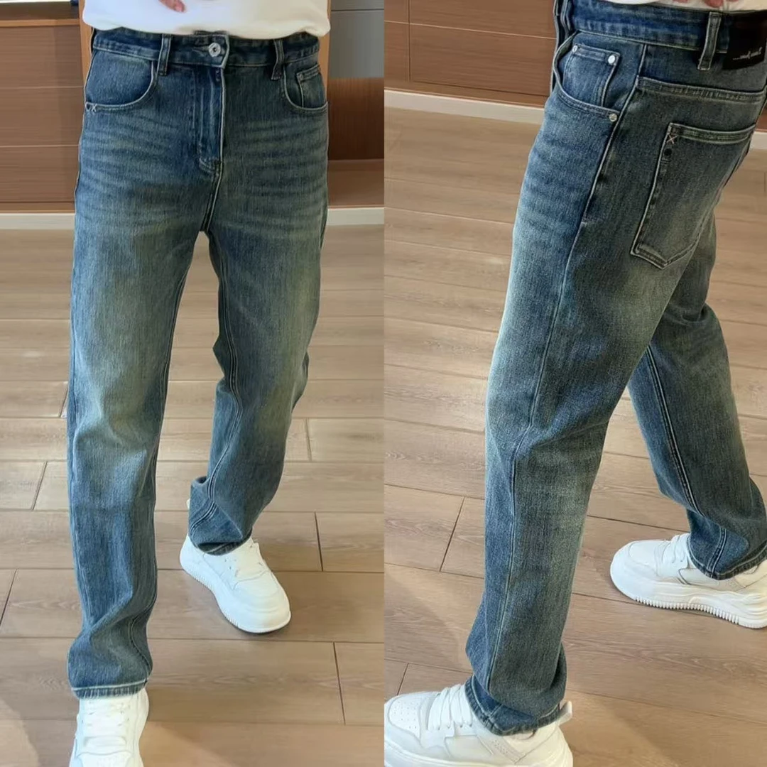 【XQ】秋季新款9806男士牛仔裤直筒裤型颜色好看经典百搭
