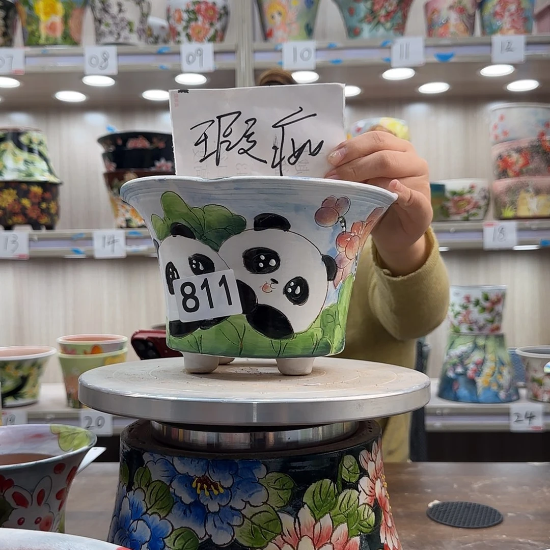 花盆紫砂瑕疵瑕疵811