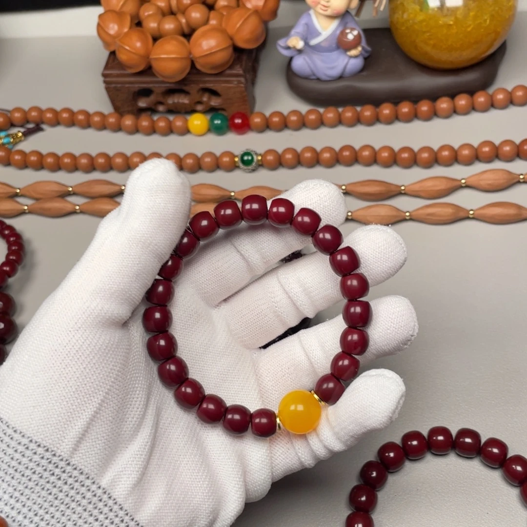 许***愿猴头核桃手串直切