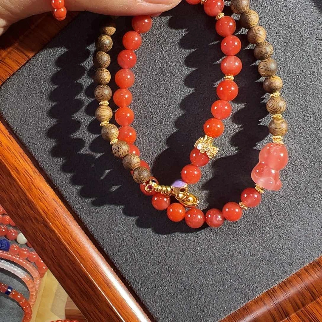 手链未镶嵌南红玛瑙