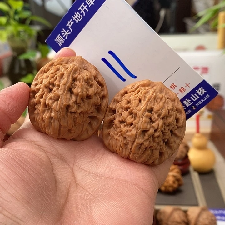 奔***息把件文玩核桃40全品莲花11号