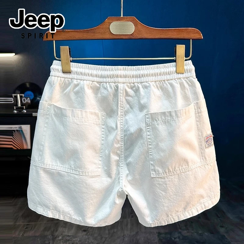 JEEPSPIRIT吉普夏季新款短裤男休闲简约百搭潮流宽松舒适柔软外穿