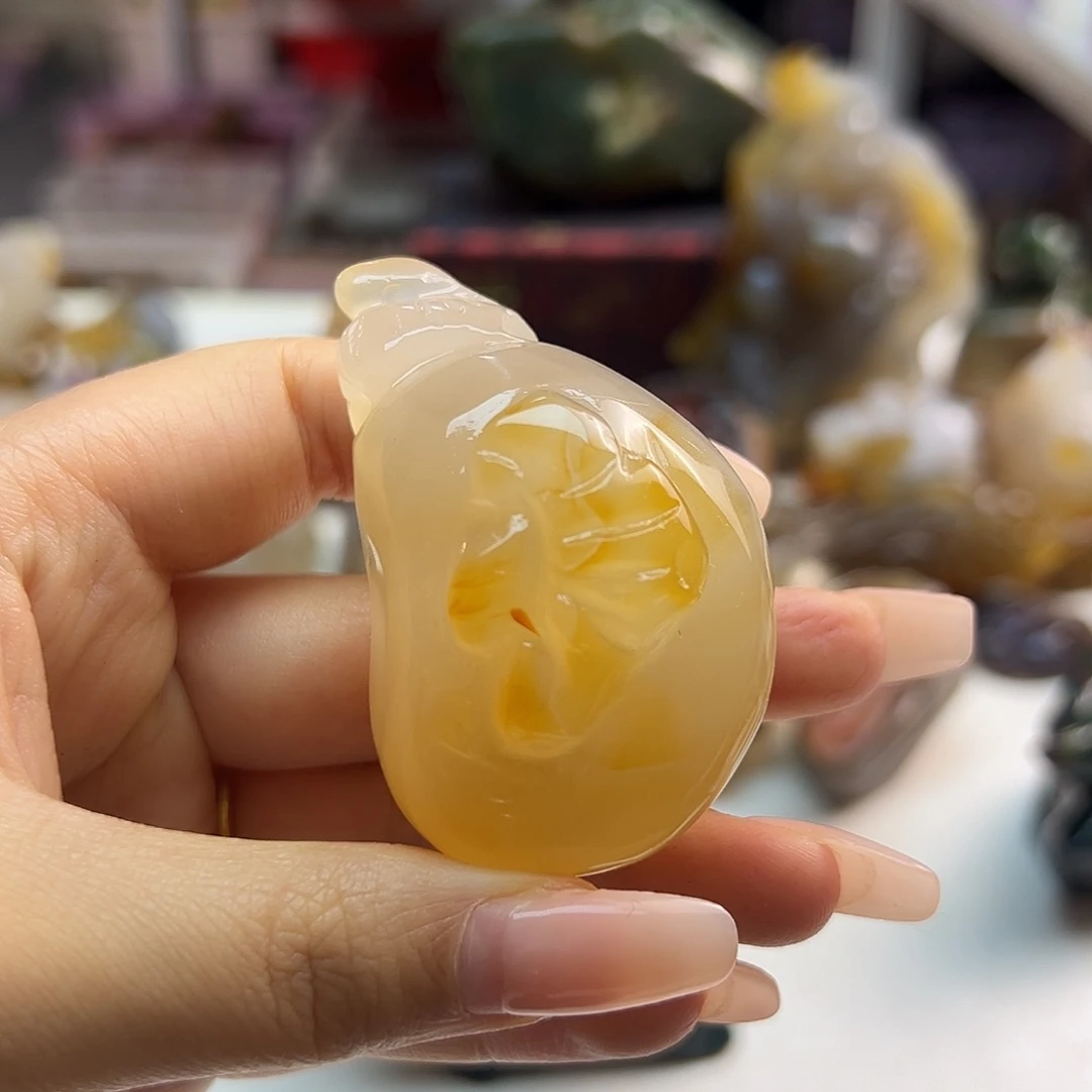 玛瑙/玉髓未镶嵌项链