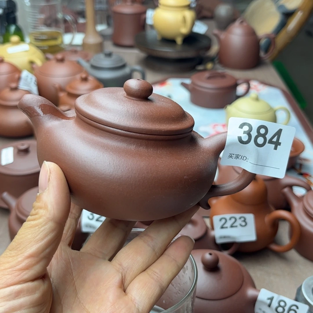 紫砂茶壶紫泥瑕疵220cc