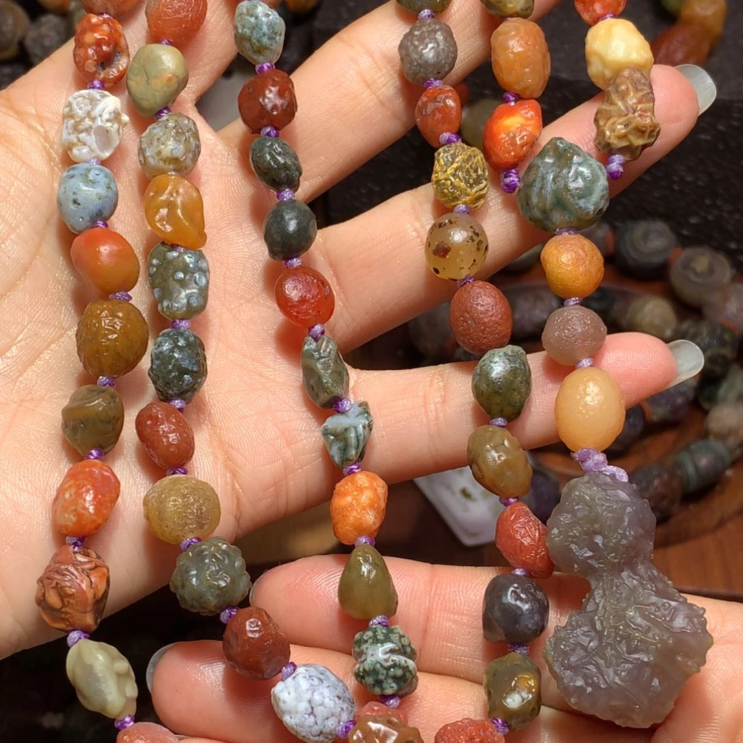 未镶嵌玛瑙/玉髓珠宝半成品