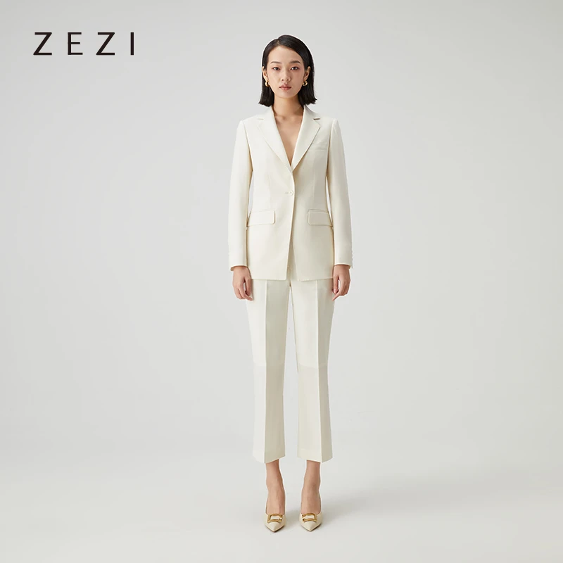 ZEZI清仓-羊毛混纺经典系列西装DQ2021SS002-J-CAISE