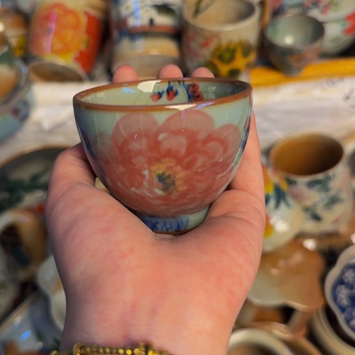 瓷片景德镇陶瓷手工手绘