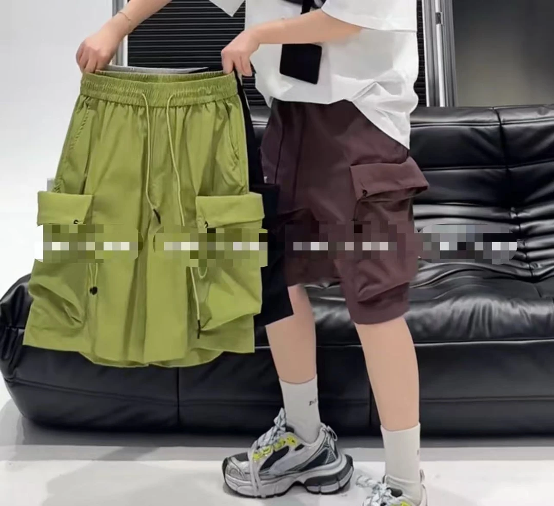 韩版薄款五分裤短裤潮流夏季青年抽绳中腰