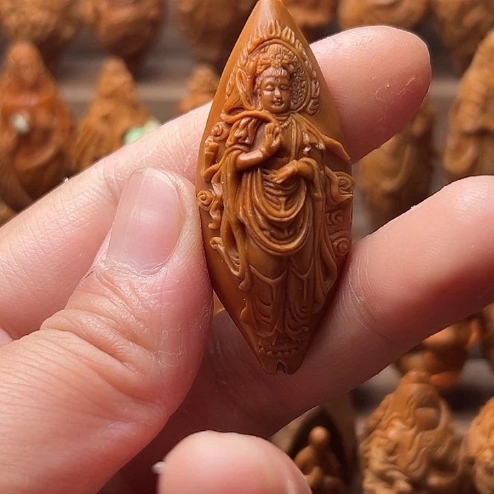 福***下橄榄核吊坠橄榄核