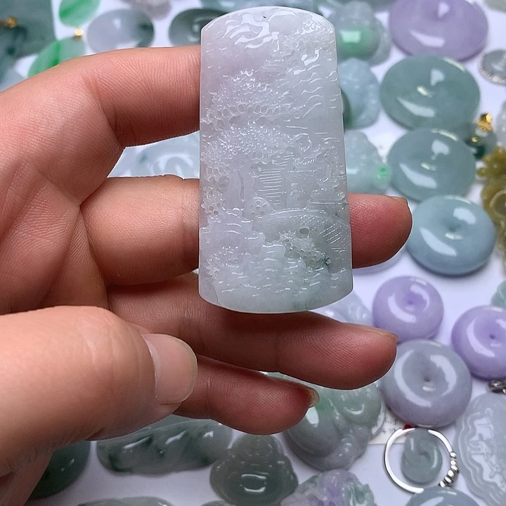 翡翠未镶嵌项圈天然翡翠