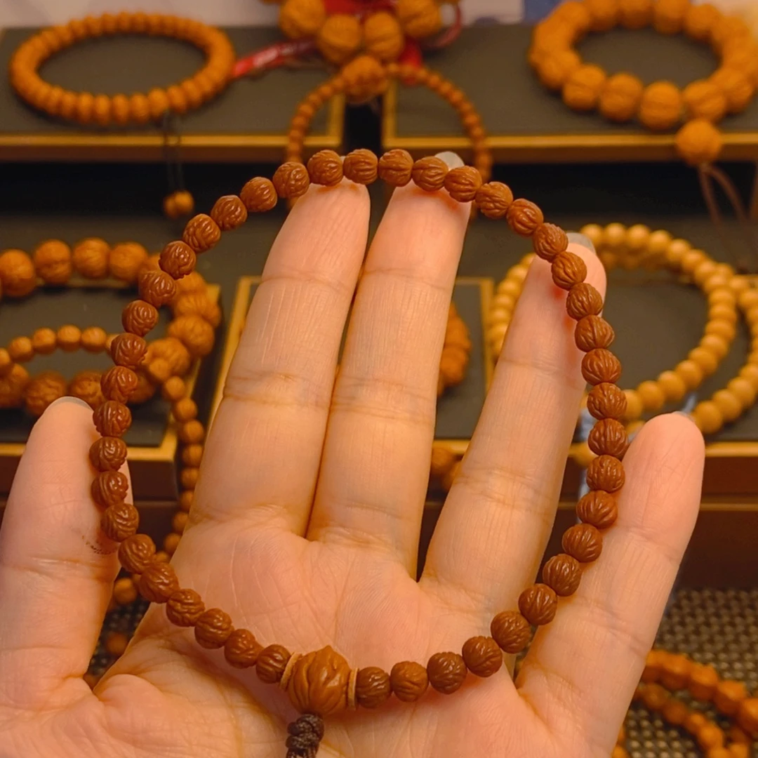 D***活桃核吊坠秦岭森林06