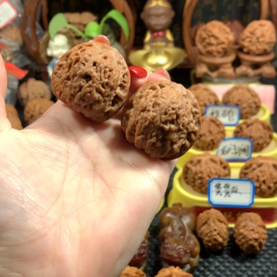 文玩核桃把件平底锅