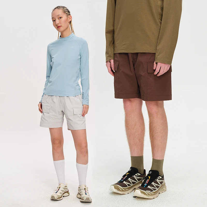 喂牌工装百搭短裤女夏多袋宽松运动瑜伽休闲舒适五分裤男潮