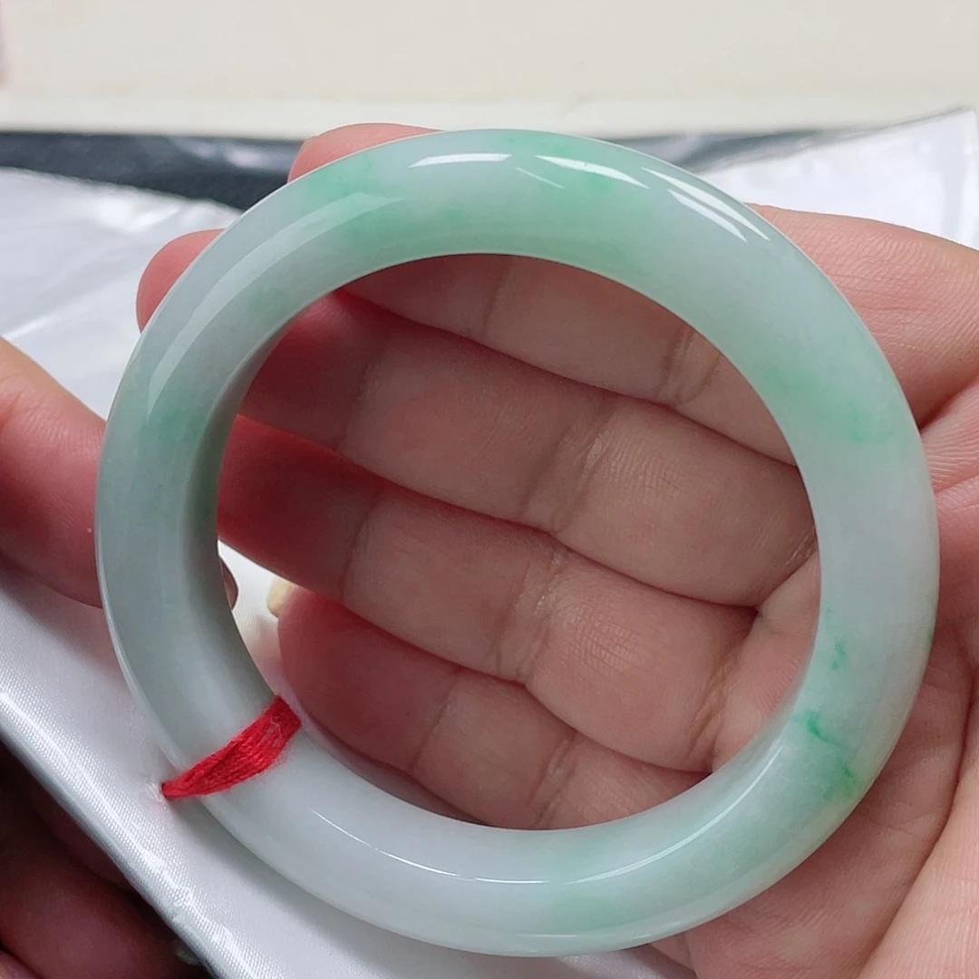 未镶嵌手镯翡翠缅甸翡翠手镯56圈
