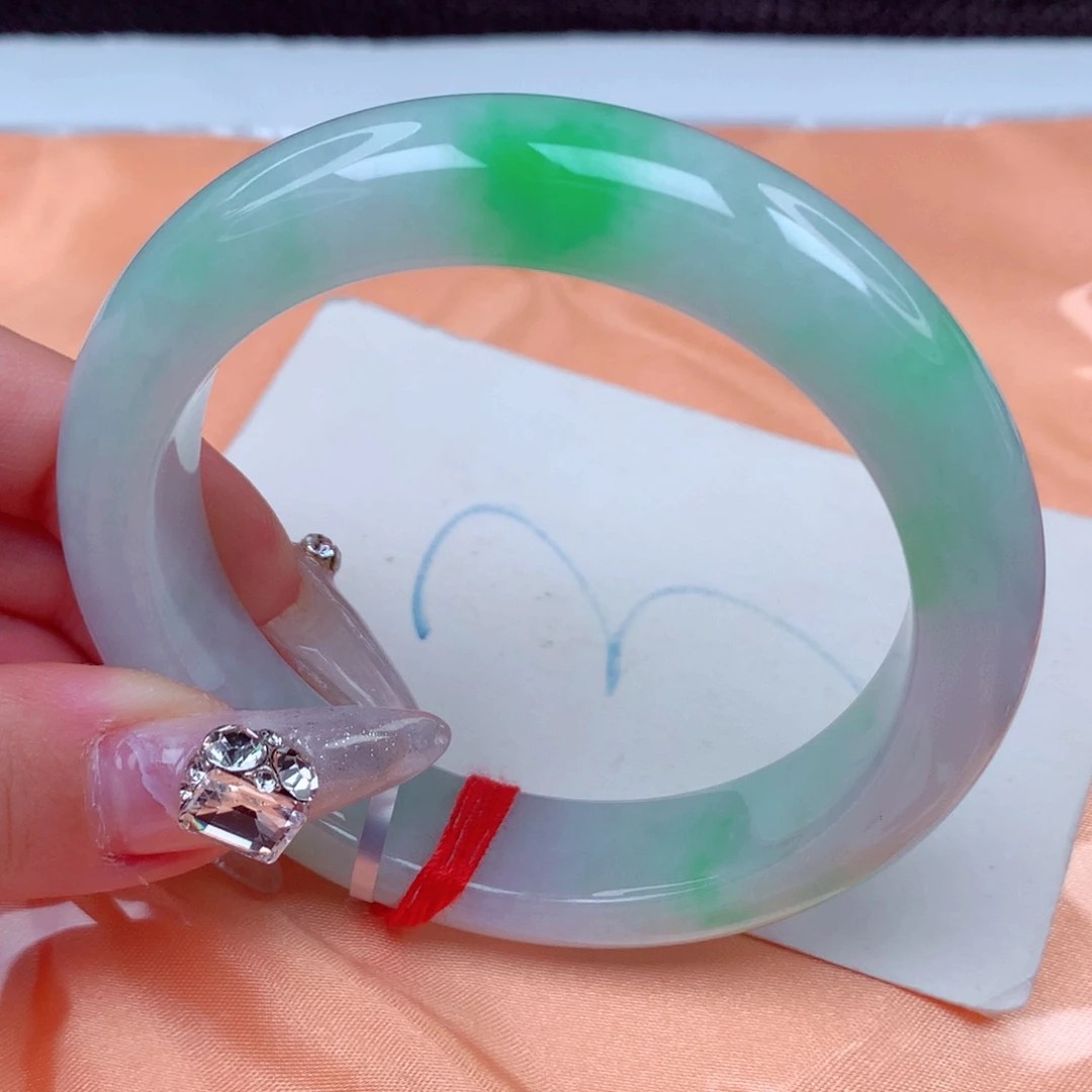 翡翠手镯未镶嵌天然缅甸翡翠A货手镯