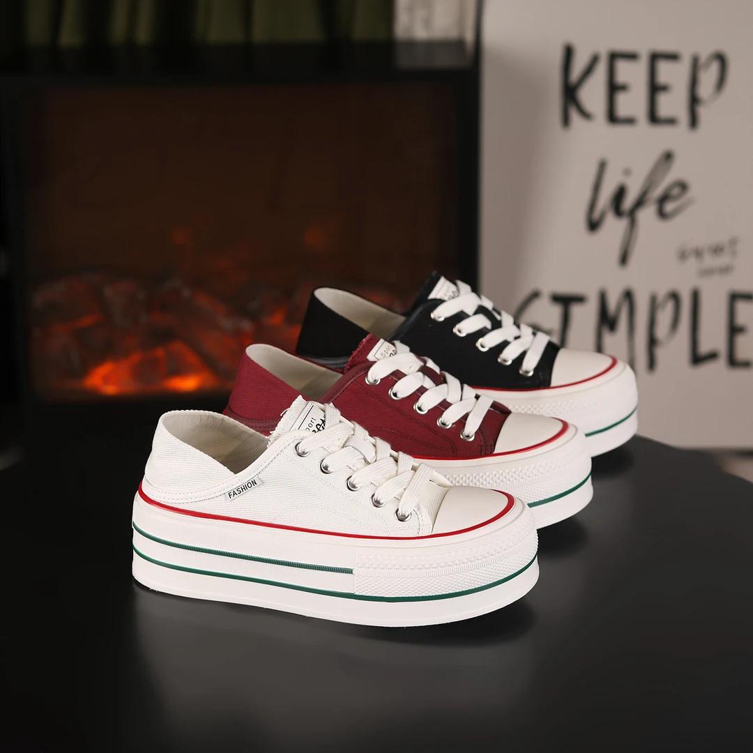 【RIELOV●轻风】 时尚厚底增高5cm潮流百搭女士休闲鞋2153-1