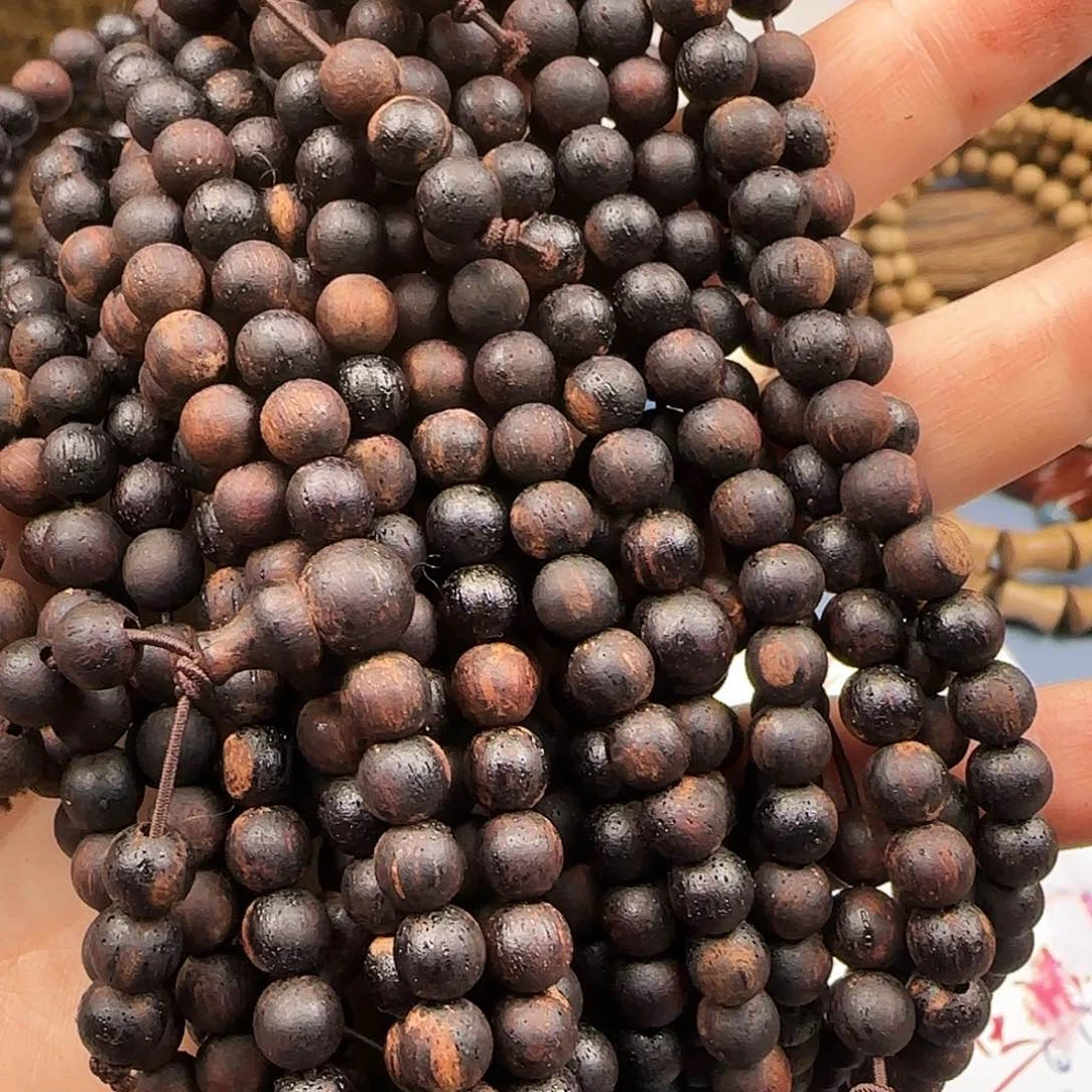 降真香手串/手链0.6#108高油棋楠蜜结多圈