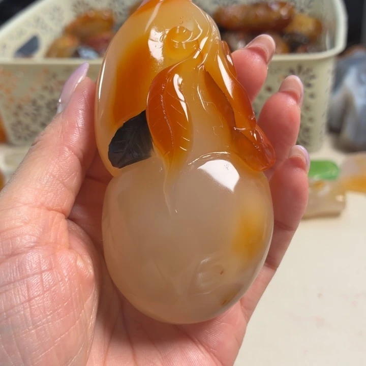 玛瑙/玉髓未镶嵌吊坠(不含链)