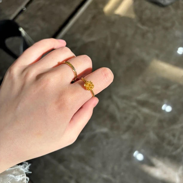 铜合金戒指 小方糖 戒指 爆美 必入款 开口戒-0299