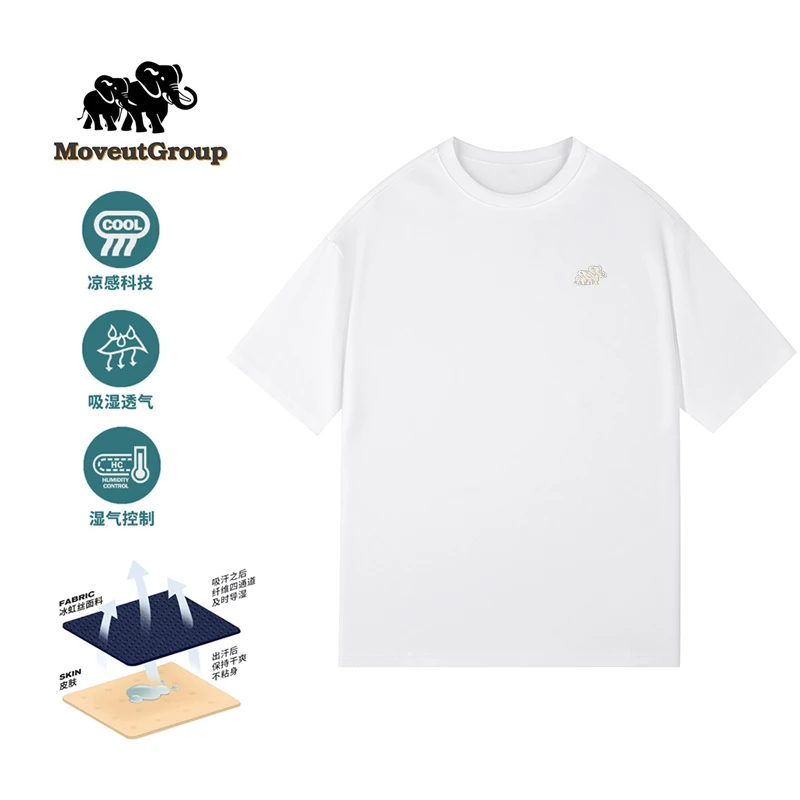 2025夏季凉感透气圆领短袖8333