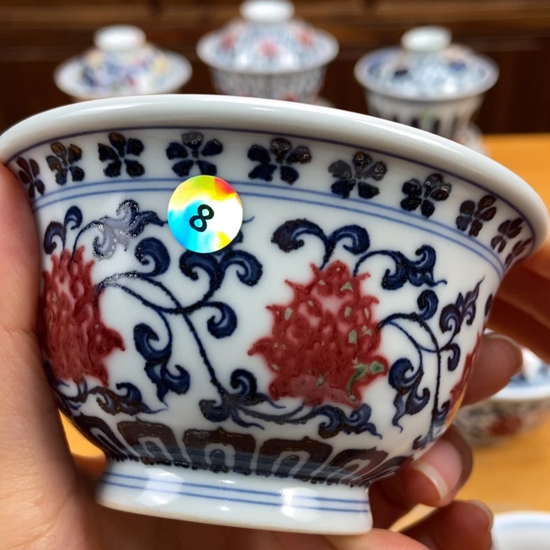 手绘现代茶具非古董