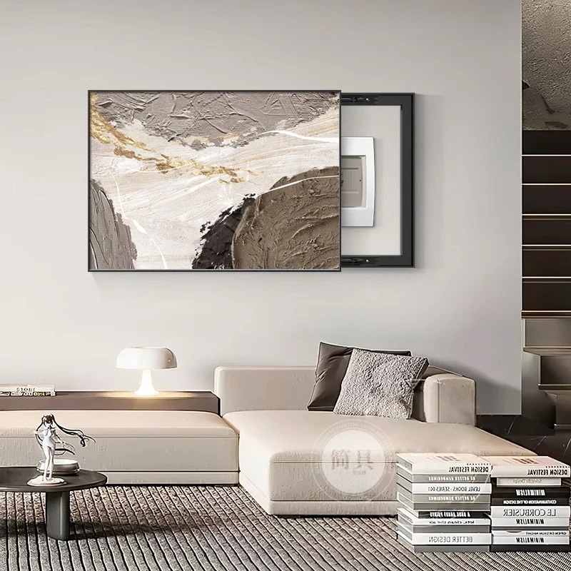 《色彩印记》家居电表箱装饰画抽象配电箱遮挡开关盒电闸箱轻奢挂画