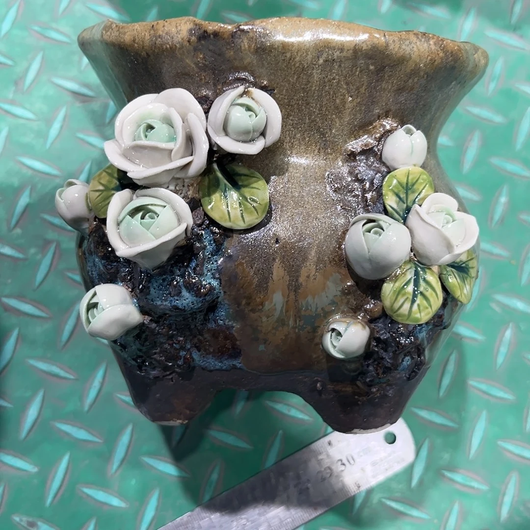 14 号微瑕内口13高13陶然花器多肉植物花