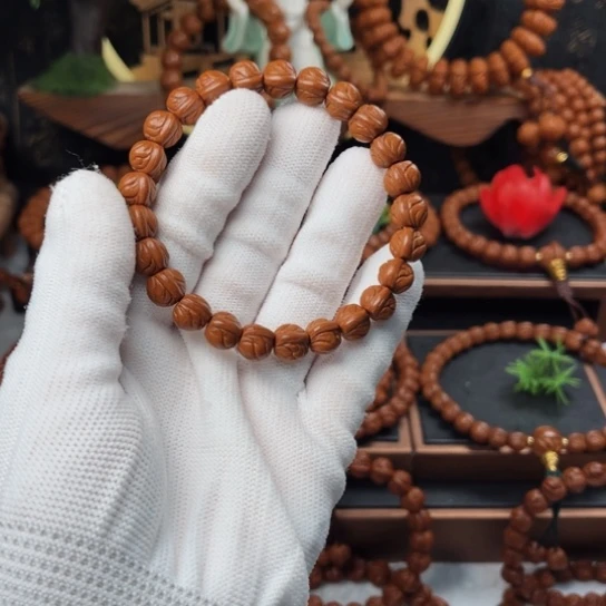 吊坠桃核靠****活10玉龙脊手串