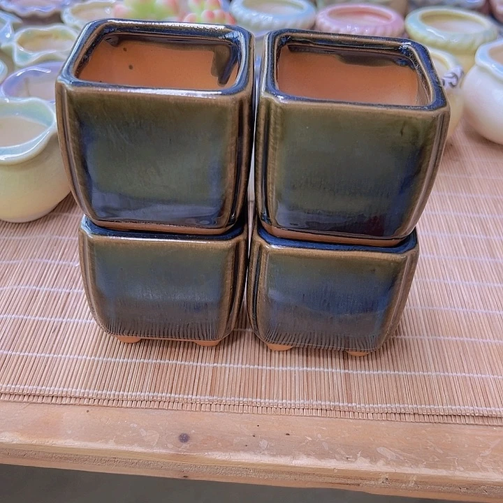 红陶陶瓷花盆单场满12包邮