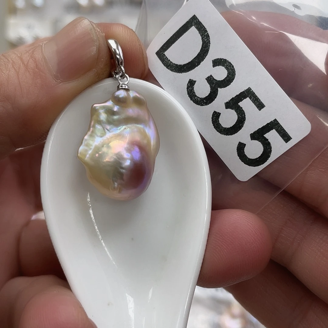 淡水珍珠颈饰银S925镶嵌