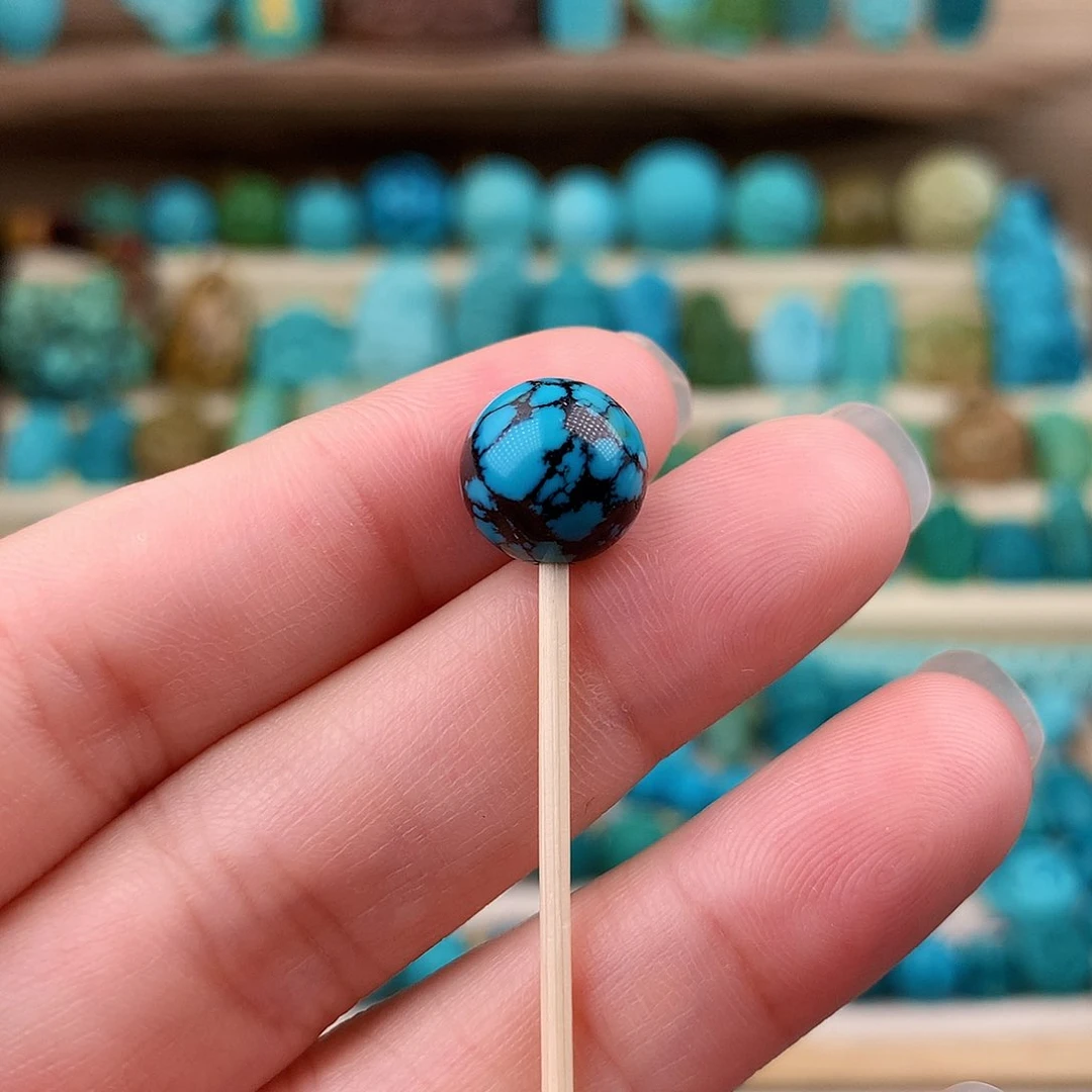 未镶嵌绿松石珠宝奇石10.5