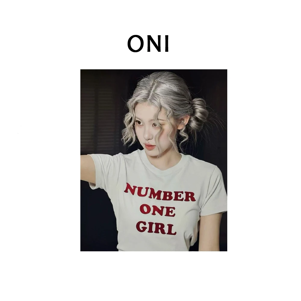 OUNI “ 诗苔原记 “ Ros*同款~ 修身显瘦正肩T恤