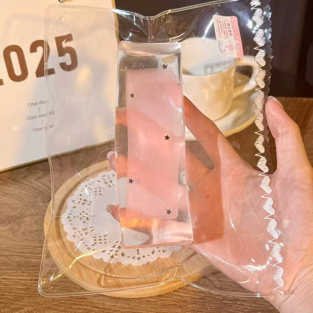 【果冻泥】少女心果冻条 纯手工硅胶捏捏乐解压玩具