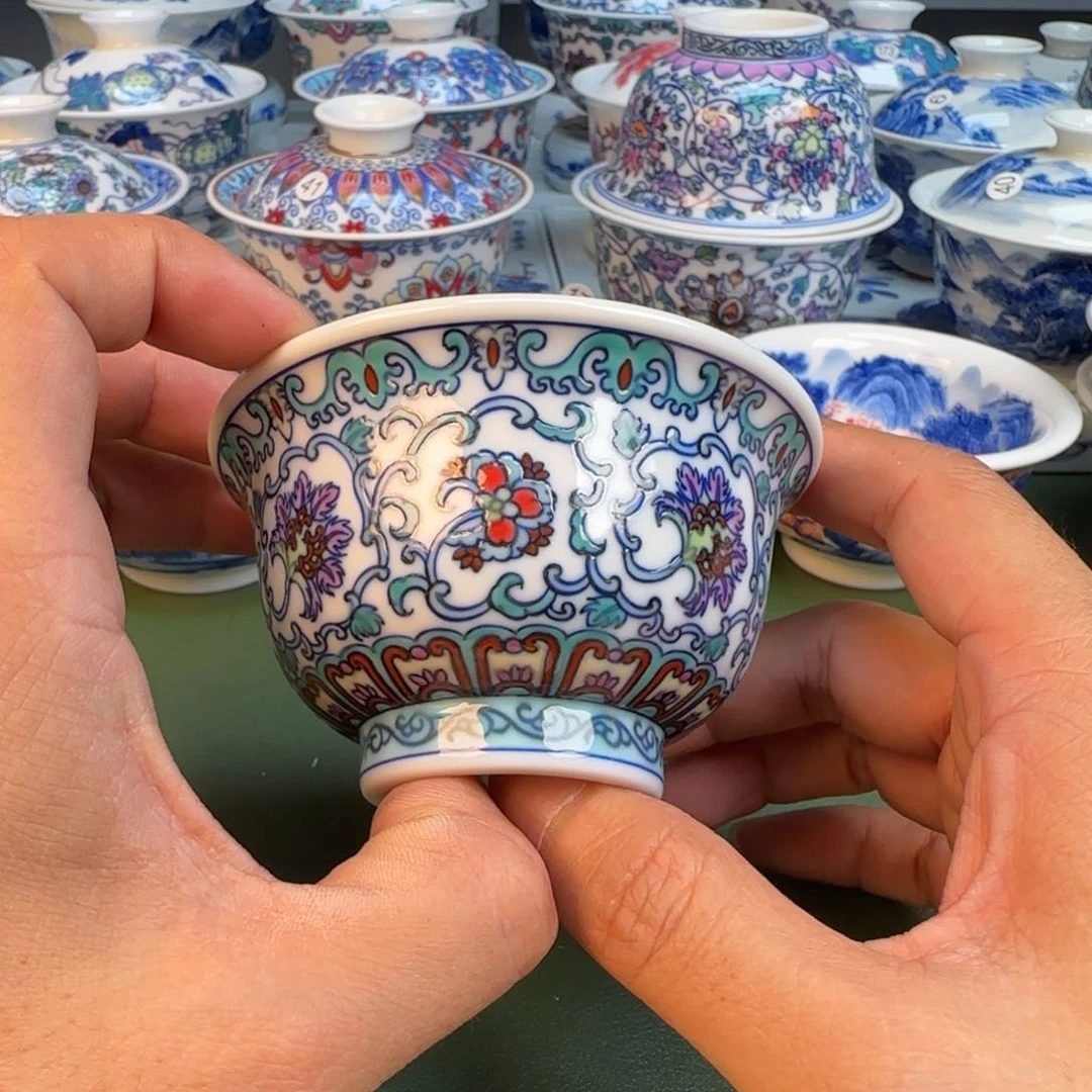 纯手工纯手绘茶具72。