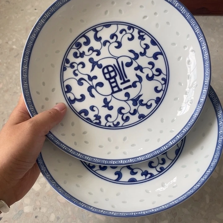 摆件景德镇高温细白瓷餐具