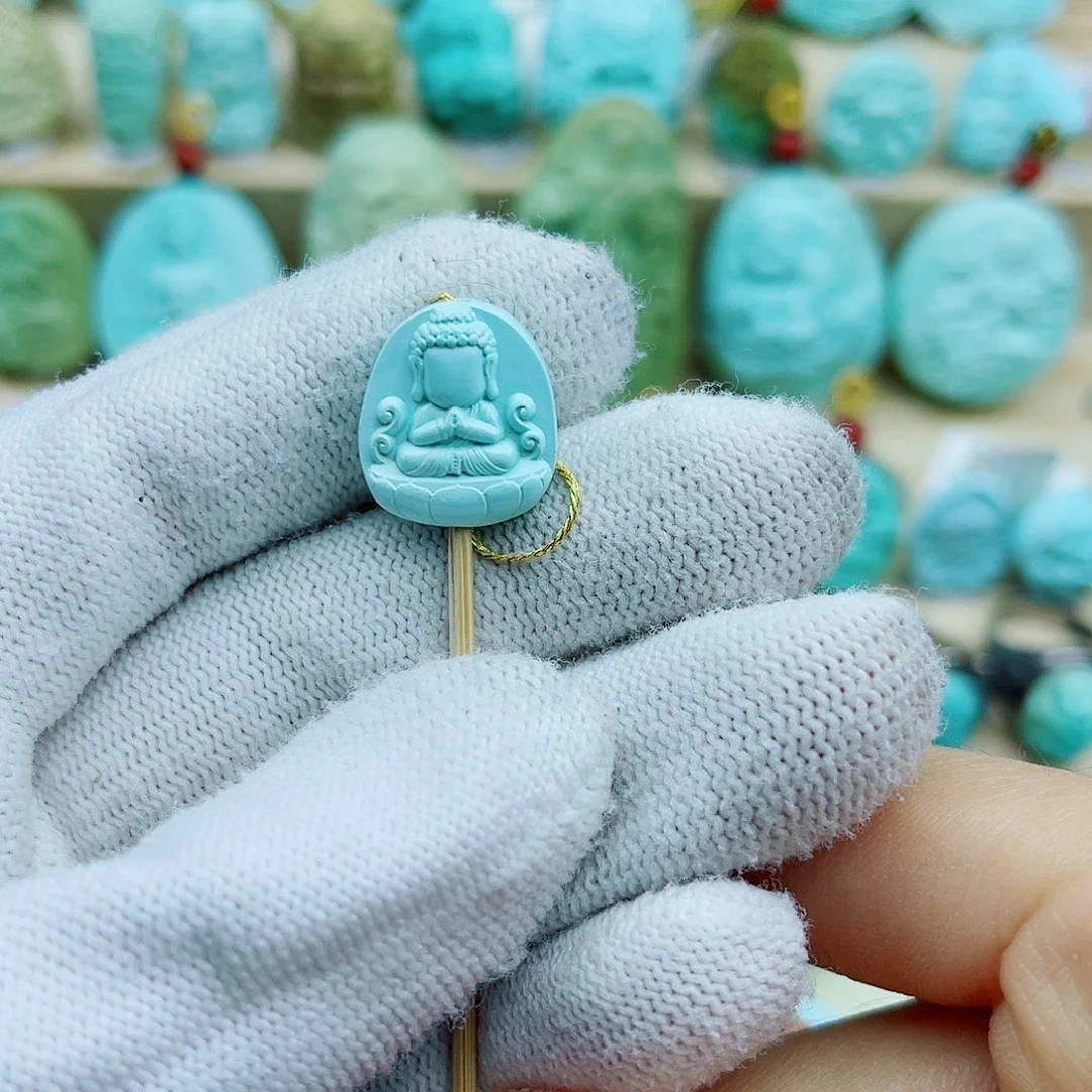 绿松石未镶嵌珠宝奇石