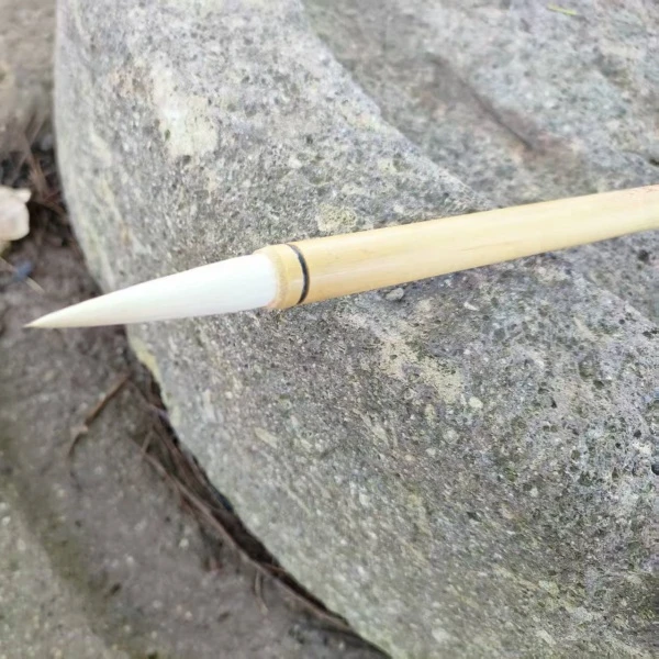 善琏湖笔厂双羊牌霜影出锋4口径0.8纯羊毫毛笔专业级专业高质量