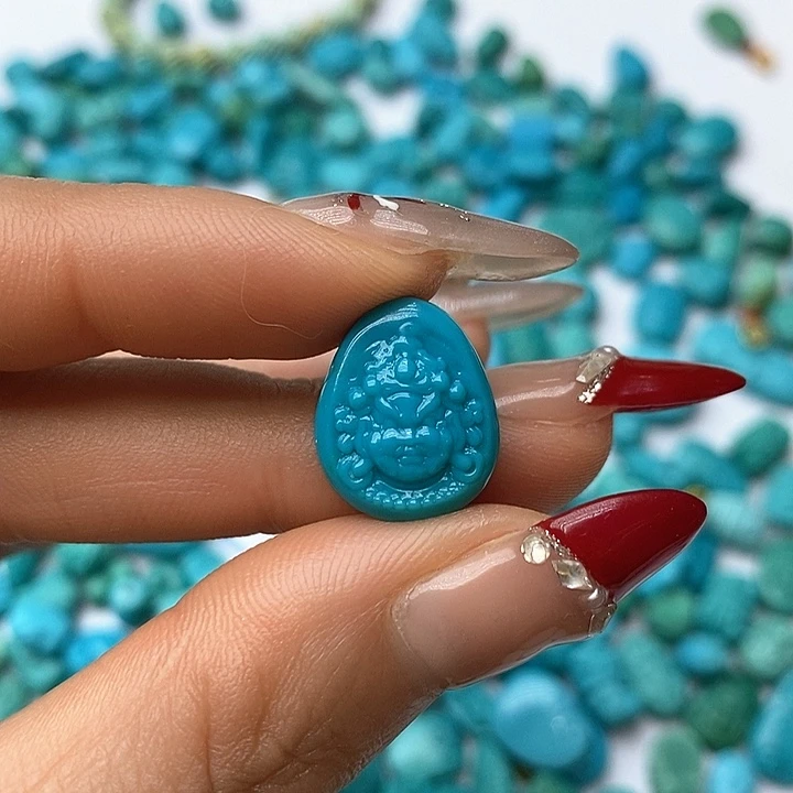 绿松石珠宝奇石未镶嵌