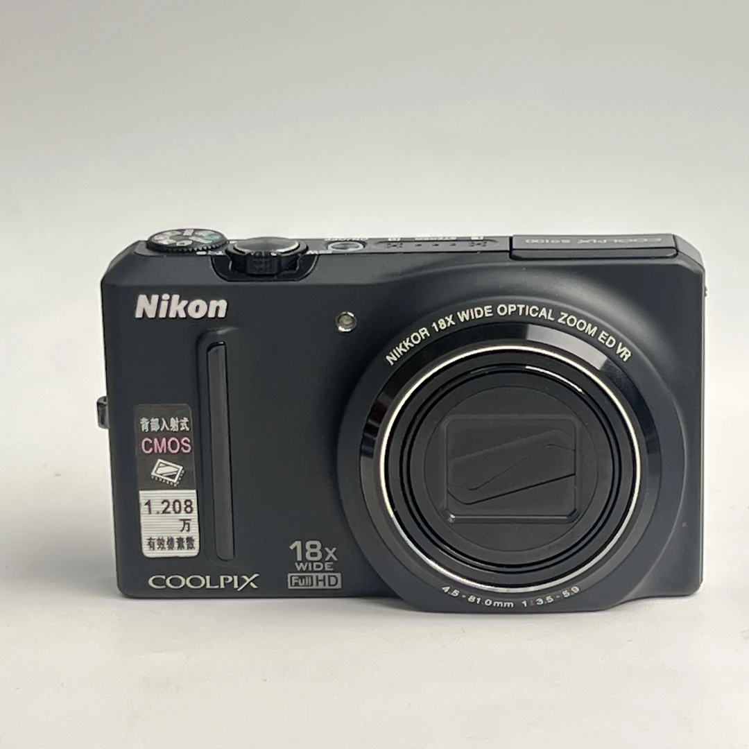 95新 Nikon/尼康 s9100黑色1208万像素18倍爆款复古ccd