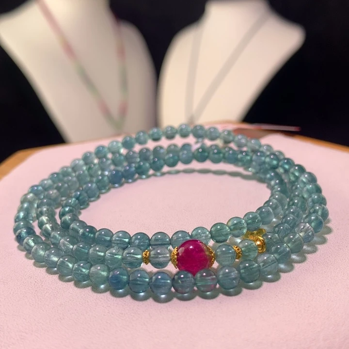 双色碧玺手链未镶嵌